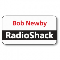 Bob Newby Stranger Things Radio Shack Name Badge